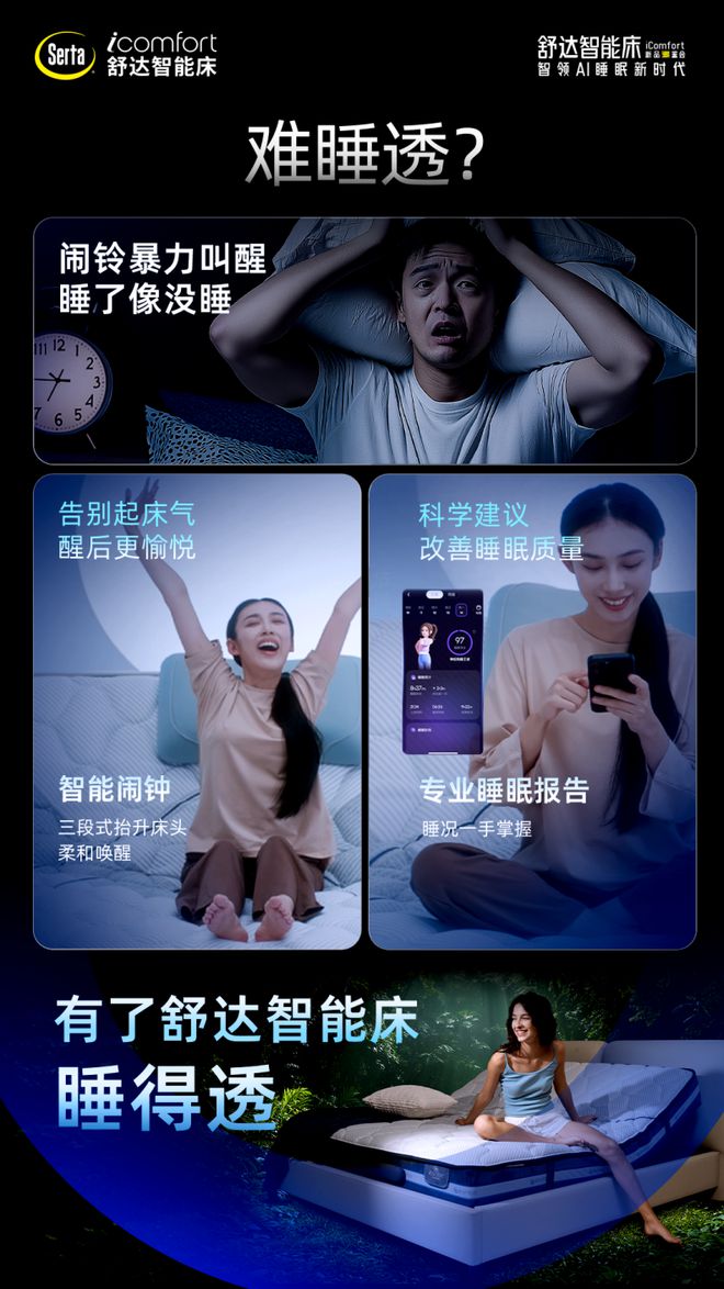 达智能床：智领AI睡眠新时代j9九游真人游戏第一品牌舒(图4)